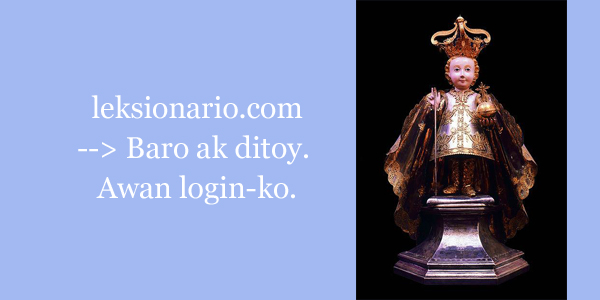 Baro ak ditoy, awan login-ko